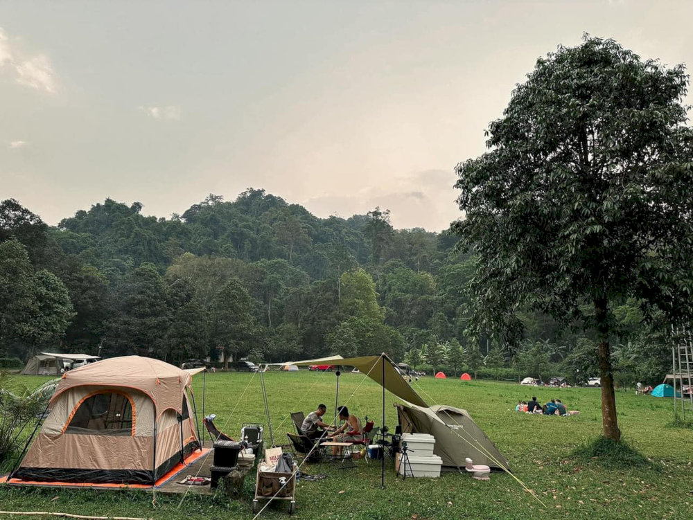 Trải nghiệm cắm trại, picnic tại rừng Cúc Phương.
